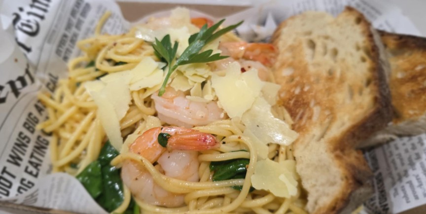 Prawn Aglio e Olio